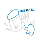 WAO！！ 24 モアイちゃんズ（個別スタンプ：7）