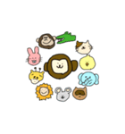 おさるのすたんぷぅ（個別スタンプ：1）