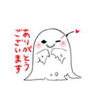 ボロボロ布のかわいいおばけ（個別スタンプ：3）