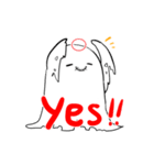 ボロボロ布のかわいいおばけ（個別スタンプ：6）