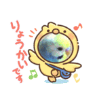 愛しのインコ ver.1（個別スタンプ：14）