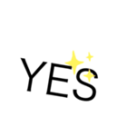 シンプルで良いスタンプ（個別スタンプ：4）