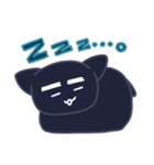くろまゆねこ（個別スタンプ：4）