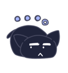 くろまゆねこ（個別スタンプ：9）