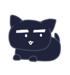 くろまゆねこ（個別スタンプ：24）