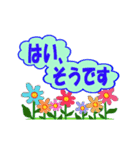 慣用句の動く、踊り、回り、飛んでいく文字（個別スタンプ：2）