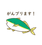 ゆるい魚たちとウミネコ（個別スタンプ：1）