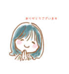 敬語でほのぼのガールズ（個別スタンプ：2）