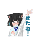 猫毛のついたスタンプ（個別スタンプ：2）