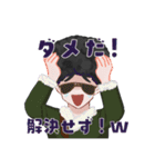猫毛のついたスタンプ（個別スタンプ：8）