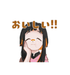猫毛のついたスタンプ（個別スタンプ：15）