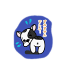 ふじさん模様のあるフレンチブル、ぷく。（個別スタンプ：8）
