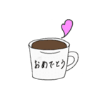 カフェ/飲み物/犬（個別スタンプ：7）