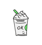 カフェ/飲み物/犬（個別スタンプ：13）