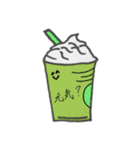 カフェ/飲み物/犬（個別スタンプ：14）