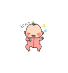赤ちゃんの日常（首座り前頃）（個別スタンプ：9）