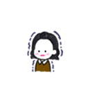 真顔オタクちゃんのon＆off（個別スタンプ：8）