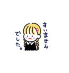 真顔オタクちゃんのon＆off（個別スタンプ：14）
