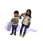 愉快なチビと孫たち（個別スタンプ：7）