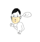 マスクいけめん（個別スタンプ：16）