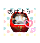 だるまスタンプ4（個別スタンプ：7）