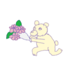 ぼくシロクマ（個別スタンプ：9）