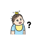 かんたんお返事赤ちゃん2（個別スタンプ：7）