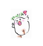 素人ゆるゆる文鳥2（個別スタンプ：7）