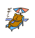 くま会長3 梅雨・夏の風物詩（個別スタンプ：28）