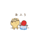 無気力なたこ焼き みっつめ（個別スタンプ：17）