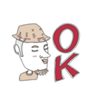 clear face スタンプ（個別スタンプ：11）