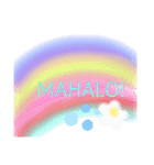 あいさつ（rainbow）（個別スタンプ：7）