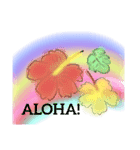 あいさつ（rainbow）（個別スタンプ：9）