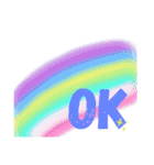 あいさつ（rainbow）（個別スタンプ：13）