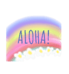 あいさつ（rainbow）（個別スタンプ：24）