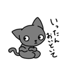 正座ねこ2（個別スタンプ：1）