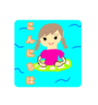 Summer vacation！！☆夏の想い出☆2（個別スタンプ：15）