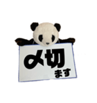 [デカ文字]単刀直入に伝えるパンダ（個別スタンプ：24）