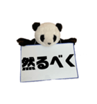 [デカ文字]単刀直入に伝えるパンダ（個別スタンプ：25）