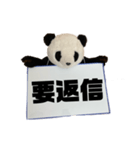 [デカ文字]単刀直入に伝えるパンダ（個別スタンプ：33）