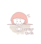 ピンクgirl（個別スタンプ：5）