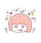 ピンクgirl（個別スタンプ：7）