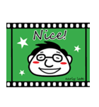 映像制作early late【映画好きメガネくん】（個別スタンプ：8）