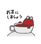 ミックスにダメ出しをするカニ（個別スタンプ：38）