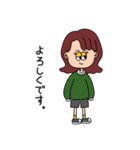 女の子 〜日常で使える〜（個別スタンプ：4）