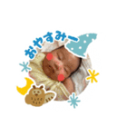 生まれたて赤ちゃんのスタンプ（個別スタンプ：4）