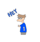 少し個性的な男の子（個別スタンプ：1）
