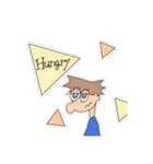 少し個性的な男の子（個別スタンプ：5）