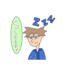 少し個性的な男の子（個別スタンプ：8）