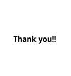 ありきたり文字（個別スタンプ：4）